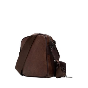 Classic Vintage Fashion Casual Single <b>Shoulder</b> Crossbody Bag Genuine Leather Business Men's Messenger Bag with Button and Chains - Product Image 2