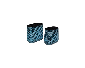 Juego de 3 Jarrones de Flores de Diseño Clásico Metálico Gris y Jarrones de Cristal de Alta Calidad de la Marca TQC para Decoración del Hogar - Product Image 5