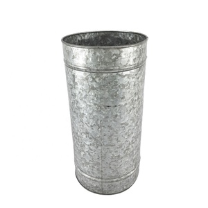 Juego de 3 jarrones de flores largas galvanizadas, jarrón de Metal para decoración de hogar y mesa, tamaño grande - Product Image 5