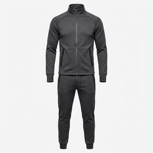 Survêtement athlétique en coton léger et élégant Confortable Respirant Premium Fleece Classic Logo Sport Plus Size Thermal Winter - Product Image 1