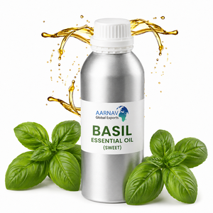 Huile Essentielle de Basilic Doux 100% Pure Distillée à la Vapeur Anti-Âge Aromathérapie Fournisseur en Gros Exportateur Ocimum Basilicum - Product Image 6