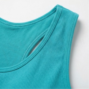 Women Seamless Yoga Set 2 Piece Racerback Crop Top High Waist Full Length <b>Leggings</b> Solid <b>Activewear</b> - Product Image 4
