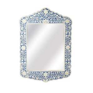 Marco Moderno de Estilo Antiguo con Incrustaciones de Hueso Indio, con Foto y Espejo Incrustados, Diseño Decorativo Elegante - Product Image 2