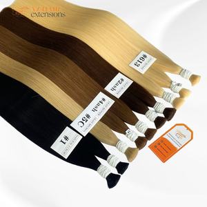 Extensiones de cabello Remy virgen crudo recto vietnamita de alta calidad Paquete a granel 100g a precio mayorista Cabello humano real - Product Image 1
