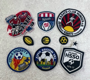 Parches Bordados Personalizados de Primera Calidad con Emblemas All Star, en Tela No Tejida, Termoadhesivos para Gorras y Ropa - Product Image 4