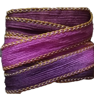 Cordón de Seda YS-278 de Y S INTERNATIONAL para la Elaboración de Joyería, Envoltura de Pulseras, Uso en Prendas, Forma Plana, Bolsa Delhi - Product Image 4