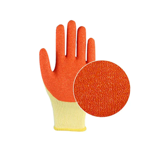 Cotton Safety <b>Gloves</b> Textured Full Anti-Slip <b>Knit</b> Wrist General Purpose Work <b>Gloves</b> - Product Image 3