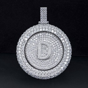 Pendentif Hip Hop en Moissanite VVS de Qualité Supérieure, Bijou Personnalisé, Style Iced Out Tendance pour Hommes et Femmes, Vente en Gros - Product Image 6