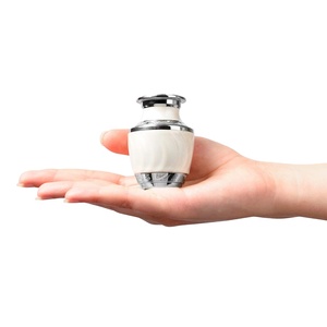 Set of 4 White American Style <b>Keepsake</b> Mini Cremation Urns Brass Memorial Urn Set with Velvet Box <b>for</b> <b>Ashes</b> Funeral Supplies - Product Image 2