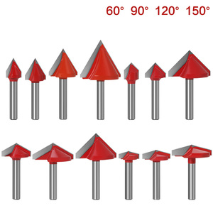 Customizable Tungsten Carbide V-Groove 3D <strong>Router</strong> <strong>Bit</strong> 90 Degree <strong>CNC</strong> Engraving Tool for Wood MDF &amp; Plastic ODM &amp; OEM Supported - Product Image 3