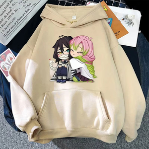 เสื้อฮู้ดผู้หญิงคุณภาพดีรุ่นใหม่สำหรับฤดูใบไม้ร่วงและฤดูหนาว ลายอนิเมะ แฟชั่นเสื้อฮู้ดพิมพ์ลายแขนยาวสำหรับผู้หญิง สวมใส่กลางแจ้ง รับสกรีนโลโก้ - Product Image 4