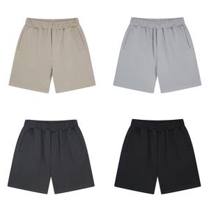 Pantalones Cortos Deportivos de Algodón Orgánico con Spandex, Cintura Media, Transpirables, Ecológicos, de Secado Rápido, con Cordón Ajustable, Personalizados al por Mayor - Product Image 1