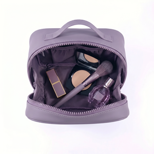 Bolsa de Cosméticos de Viaje de Gran Capacidad, Impermeable, con Cierre y Etiqueta en Relieve de PVC, H19xW25xD12cm - Product Image 6
