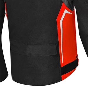 เสื้อแจ็คเก็ตมอเตอร์ไซค์ผู้ชาย 5Kingz สีดำแดง แขนยาว ระบายอากาศได้ดี ปิดด้วยซิป คอตั้ง พิมพ์โลโก้ด้านหน้า ทนไฟ - Product Image 6