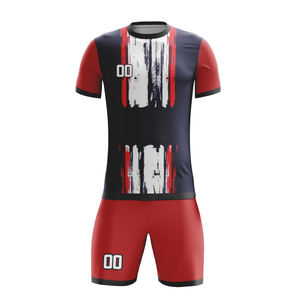 Conjunto Deportivo de Fútbol Transpirable de Primera Calidad, Camiseta de Fútbol de Secado Rápido, Uniforme de Fútbol de Manga Corta - Product Image 1