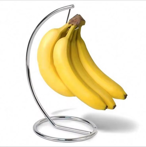 Classic Metal Banana Holder Hanging Fruit <b>Stand</b> Circle Shape Storage Basket for Kitchen Neatening - Product Image 1