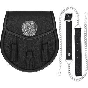 Pochette de kilt écossais Sporran en cuir personnalisée de qualité supérieure, sac celtique des Highlands, design traditionnel gaufré, OEM ODM, vente en gros - Product Image 3