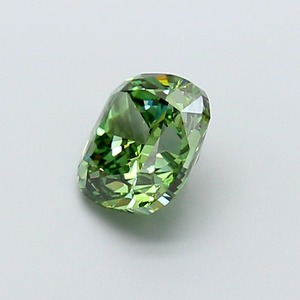 Diamant de laboratoire CVD vert vif fantaisie modifié taille coussin carré de 1,51 carat, clarté VVS2, taille excellente, pierre précieuse de luxe pour bijoux - Product Image 2