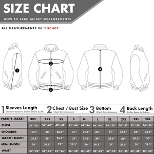 Chaqueta Varsity de Invierno con Cuello Alto y Bordado de Logotipo de Calidad, Chaqueta de Béisbol con Letras, para Hombre, de Lana, con Parches, Talla Grande - Product Image 6