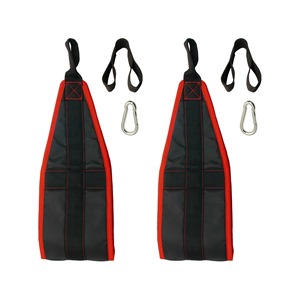 สายรัดหน้าท้องคุณภาพสูง AB Slings พร้อมแผ่นรองรับ ห่วงเหล็ก D สำหรับออกกำลังกายแบบแขวน อุปกรณ์เสริมฟิตเนส เสริมสร้างความแข็งแรงของแกนกลางลำตัว - Product Image 2