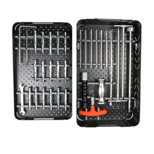 Kit d'extraction de vis cassées et de clous intramédullaires Azicon – Outil adaptateur extracteur à filetage inversé pour trephine - Product Image 3