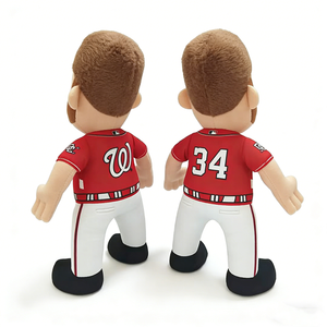 Customize Baseball player plush <b>doll</b>, baseball mascot plus, Baseball fan collectible plush - Product Image 4