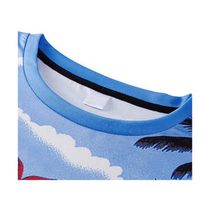 Camiseta Personalizada con Sublimación Completa, para Hombre, de Poliéster, con Estampado Tropical, Manga Corta, Fabricante Mayorista OEM - Product Image 5