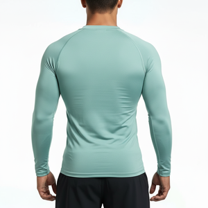 Custom Logo Gym <b>Compression</b> <b>Shirt</b> <b>Men</b> Long Sleeve Sportswear Supplier - Product Image 2