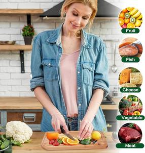 Planche à découper en bois artisanale indienne pour la cuisine et la préparation des aliments, disponible à bon prix - Product Image 4