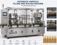 Machine automatique de remplissage et de scellage d'ampoules