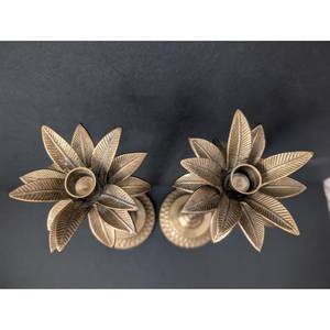 Palm <b>Tree</b> Shape Brass Candle Holder <b>Decorative</b> Stand Perfect For Home Events Restaurant Table Styling And Gifting Purpose - Product Image 3