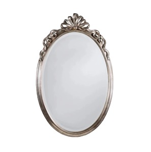 Espejo metálico elegante de la más alta calidad, de estilo antiguo y versátil, ideal para salas de estar, dormitorios y oficinas. - Product Image 3