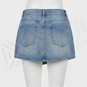 Vintage Ladies Denim <b>Shorts</b> <b>High</b> <b>Waist</b> Ripped <b>Jeans</b> Casual Summer Fashion Streetwear Customized Color Modern Outfits - Product Image 2
