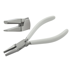 Alicates de punta plana de acero inoxidable de alta resistencia de 160 mm con mangos de PVC, mordazas lisas, para crimpado, pelacables, fabricación de joyas, pesca, OEM - Product Image 1