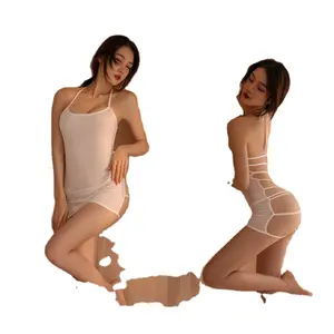 Breat Tape Short Dress Crotchless Panties White Workout Sets Women