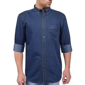 Camisas de Mezclilla Personalizadas para Hombre, Producción en Alto Volumen, Fabricante OEM de Camisas de Mezclilla para Hombre, Exportación - Product Image 1