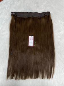 ผมต่อแบบฮาโลเจนผม100% เรมี่แท้จากโรงงานผมทอคู่สีฟอกขาวของเวียดนามแบบตรง #2H - Product Image 5