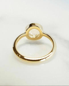 แหวนหมั้นเพชรโมอิสซาไนต์ทรงโรสคัท 1.51 กะรัต ตัวเรือนเงินแท้ 925 ดีไซน์มินิมอล เรียบหรู เหมาะสำหรับขอแต่งงาน งานแต่งงาน หรือเป็นของขวัญวันครบรอบ - Product Image 4