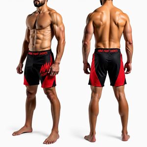 Shorts de compression personnalisés pour le MMA avec design de tenue de combat pour les besoins de grappling et de Jiu-Jitsu sans kimono - Product Image 1
