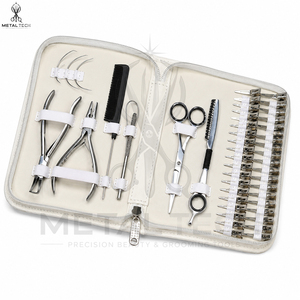 Own Logo Trendy Product For Professional Use Durable Travel Organizer Beauty Salons All in One Hair Extension Salon <b>Tool</b> Kits - Product Image 3