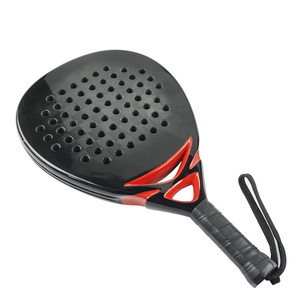 Raquette de padel en plastique de qualité supérieure, forme goutte d'eau, fabrication professionnelle, avec grip antidérapant, légère, utilisation universelle. - Product Image 5