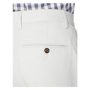 <b>Men's</b> pants <b>White</b> Straight Leg Chino Pants Mid Waist Smart Casual Lightweight Cotton Oxford <b>Trousers</b> Button Closure Summer Wear - Product Image 4
