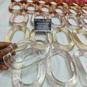 Grandes chaînes en résine transparente colorées de nouvelle taille pour la décoration murale, idéales pour les projets de bricolage, séparateurs de pièce et accessoires de rideaux. - Product Image 6