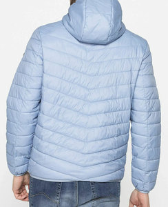 Bomber de bonne qualité pour hommes, col montant, fermeture éclair, manches raglan, veste matelassée, respirante, design haut rembourré - Product Image 3