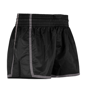 Shorts de boxe unisexes sur mesure, sublimation OEM, finition satinée, séchage rapide, vente en gros, faible MOQ, ensemble OEM en gros - Product Image 5