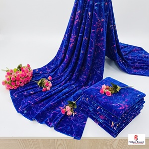Tissu en velours imprimé multicolore de luxe, tissu de mode haut de gamme, vêtements, décoration intérieure, textile, fabricant de tissus sur mesure OEM ODM - Product Image 1