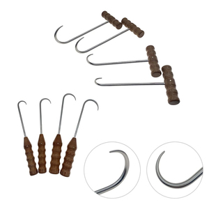 Gancho Recto Manual de Acero Inoxidable Alemán para Huesos, Elevador de Rodilla, Retractor, Herramienta Quirúrgica Ortopédica - Product Image 6