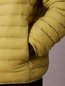 Veste matelassée pour homme en nylon cèdre avec logo personnalisé, col montant, rembourrage en duvet, imperméable, légère, parka, veste à bulles pour homme - Product Image 6