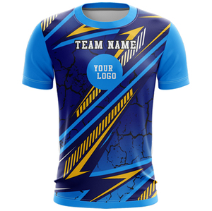 High Quality Custom Sublimation Transfer Printing Men's <b>Polyester</b>/Cotton Jersey Fabric O-Neck T-shirt Quick Dry Breathable - Product Image 2