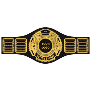 Custom Championship <b>Belt</b> Personalized Logo Gold <b>Wrestling</b> Title <b>Belt</b> - Product Image 5